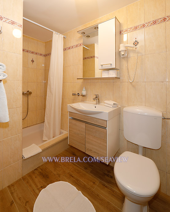 apartments Sea view, Brela - bathroom