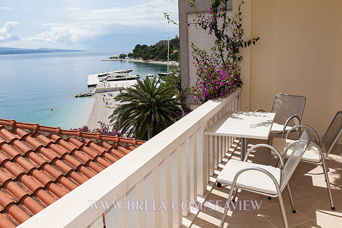 apartment's balcony with seaview