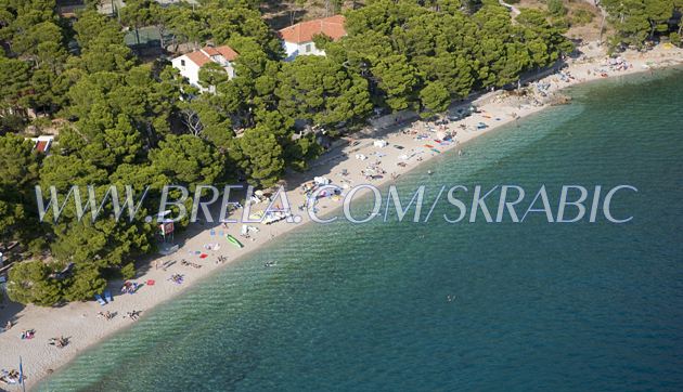 Brela, beach Soline