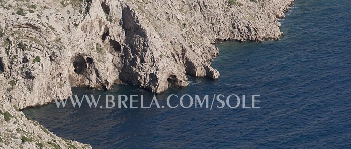 Brela Dupci spring in the sea