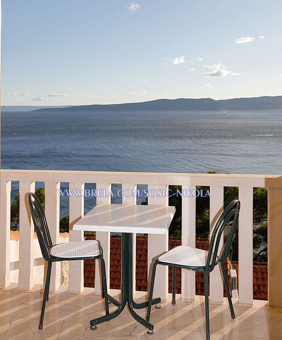 balcony with sea view