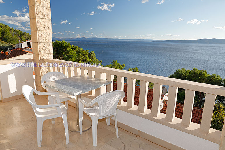 balcony with sea view