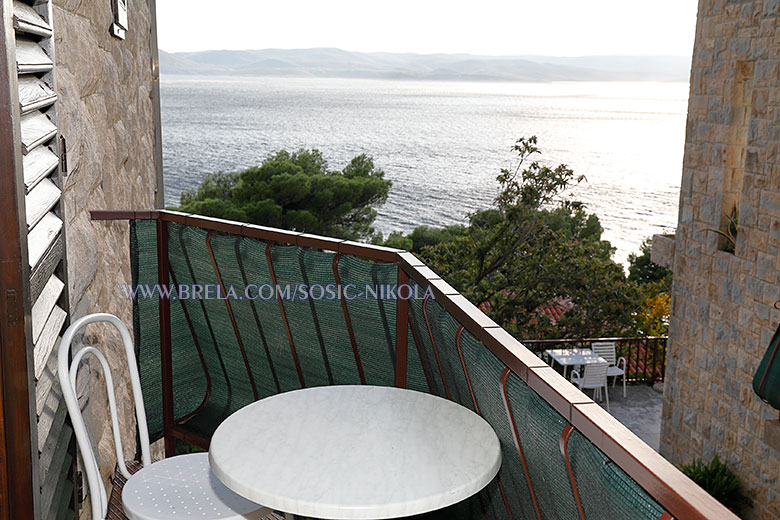 balcony with sea view