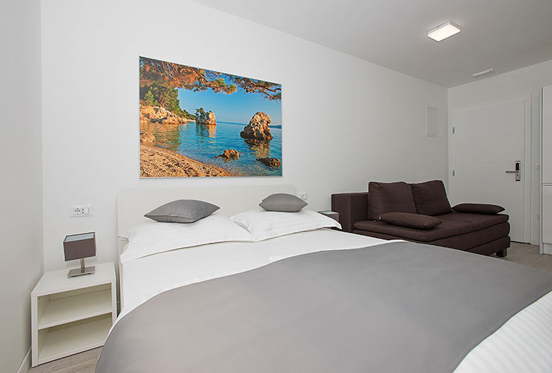 Vila Dalmatia, Brela - bedroom