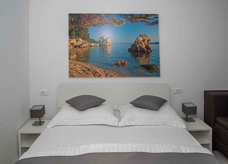 Vila Dalmatia, Brela - bedroom