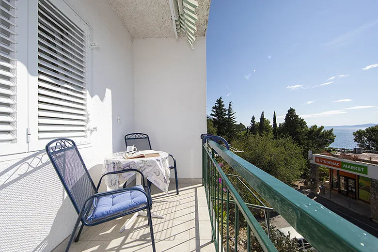 Apartments Stipan, Brela - balcony with seaview