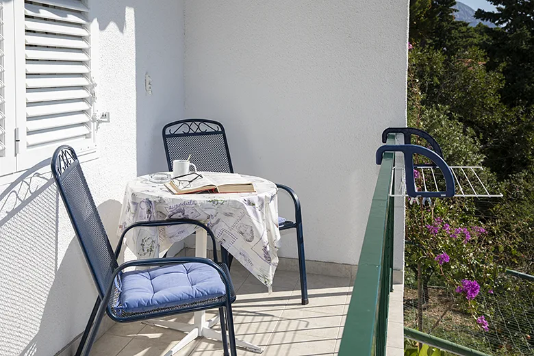 Apartments Stipan, Brela - balcony with seaview