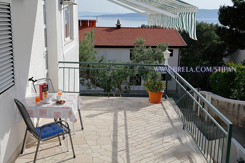 Apartments Stipan, Brela - terrace