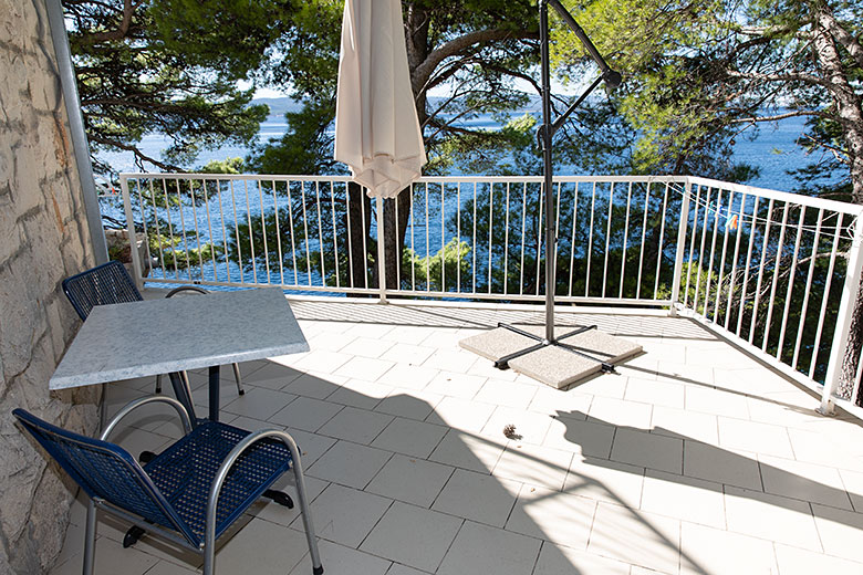 Apartments Villa Sunset, Brela - balcony with seaview