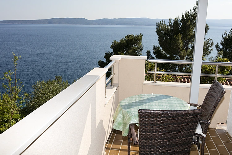 apartments Tunja, Brela - balcony with sea view