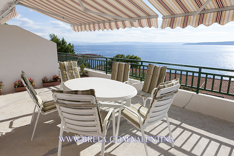 large balcony with amazing panorama sea view