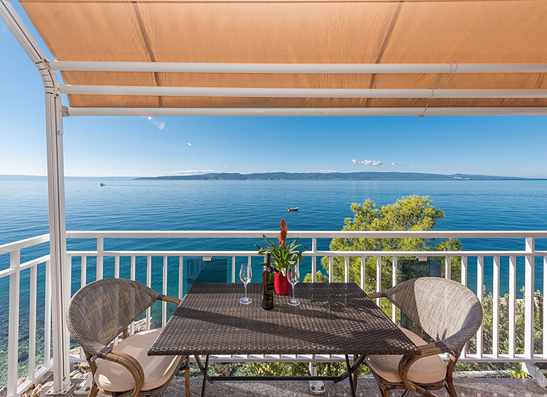 apartments Vanja, Brela - balcony with seaview