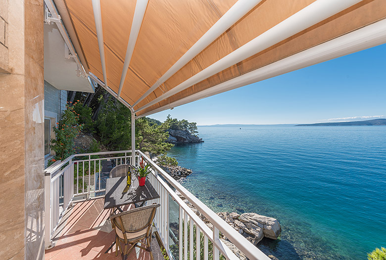 apartments Vanja, Brela - balcony with seaview