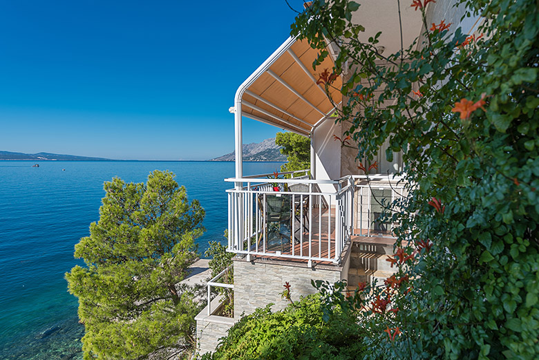 apartments Vanja, Brela - balcony with seaview