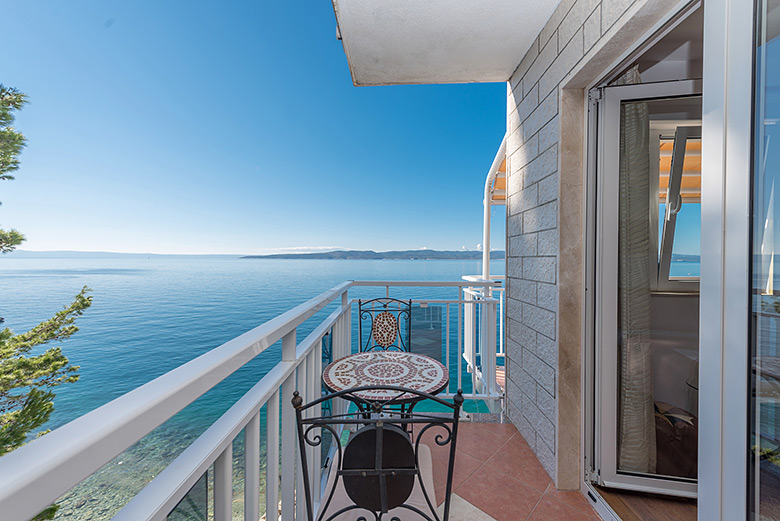 apartments Vanja, Brela - balcony with seaview