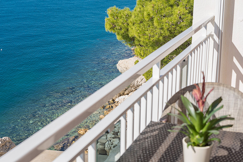 apartments Vanja, Brela - balcony with seaview