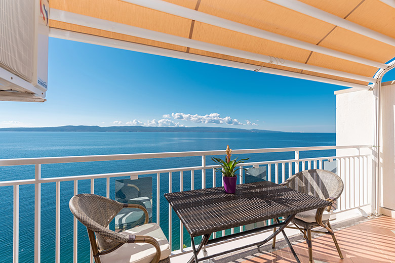 apartments Vanja, Brela - balcony with seaview