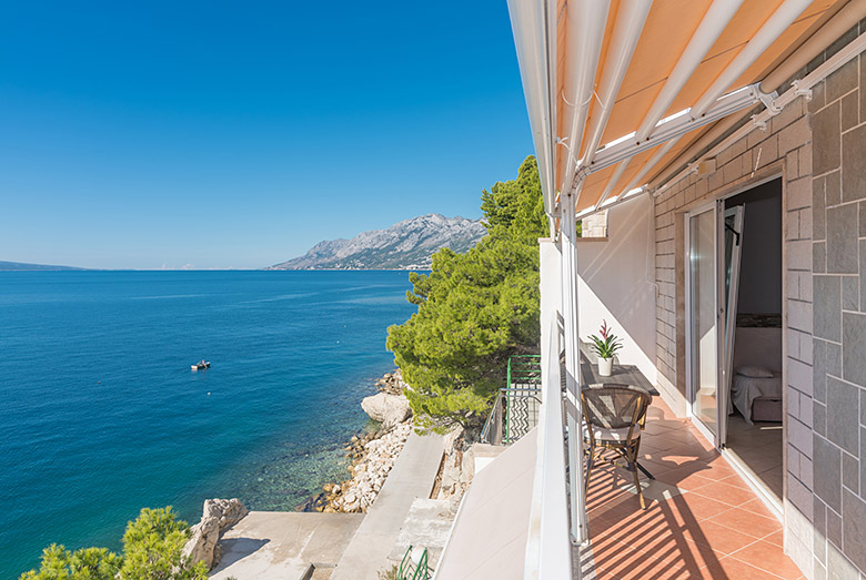 apartments Vanja, Brela - balcony with seaview