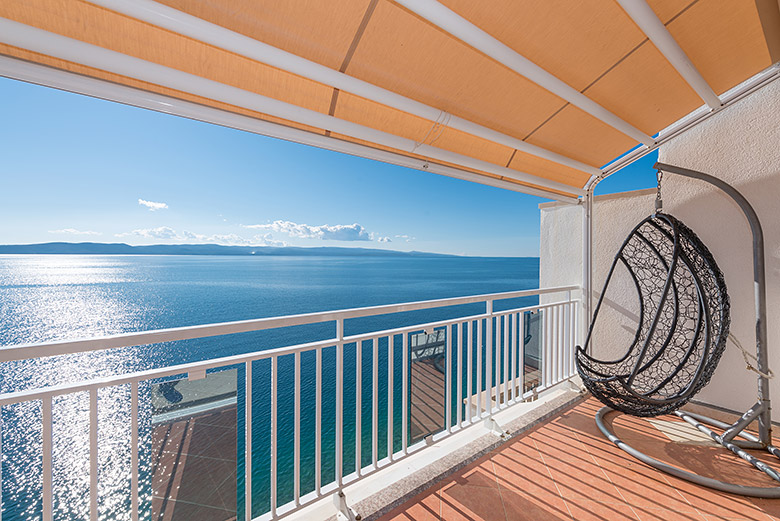 apartments Vanja, Brela - balcony with seaview