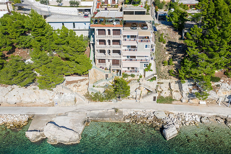 apartments Vanja, Brela - aerial view