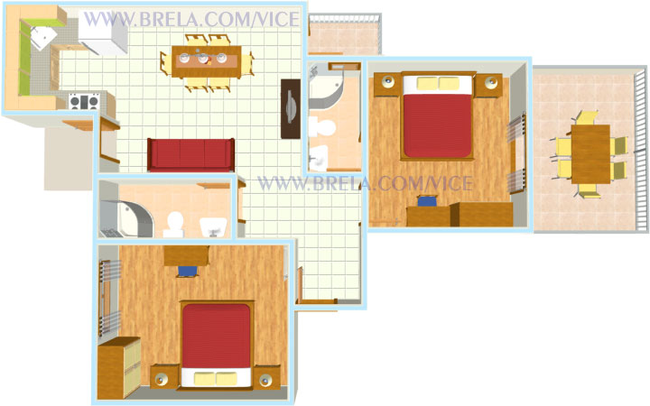 Wohnung Plan