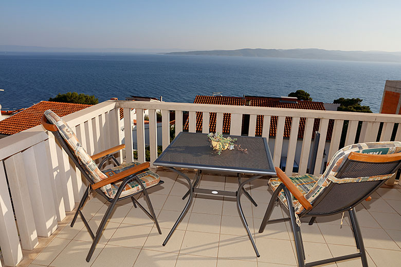 Vila Antonio, Brela - balcony with sea view