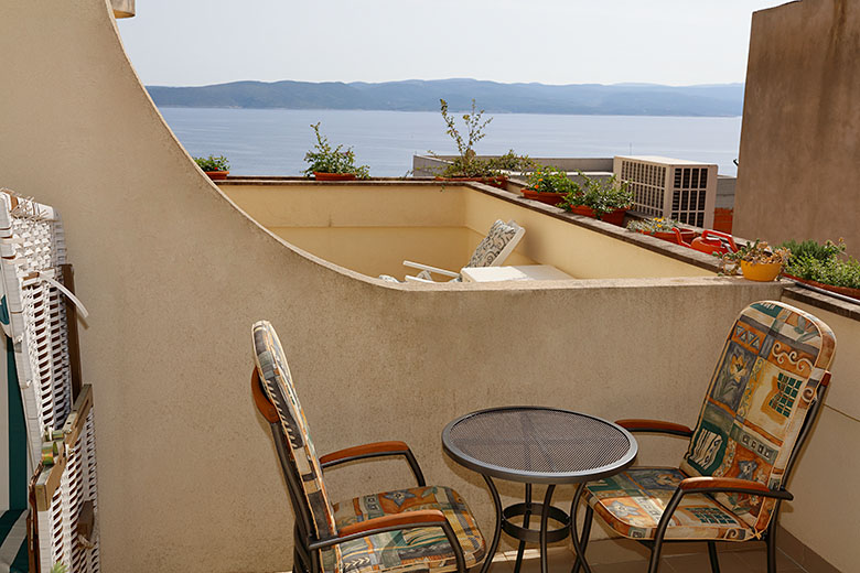 Vila Antonio, Brela - balcony with sea view