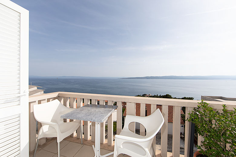 Vila Antonio, Brela - balcony with panoramic sea view