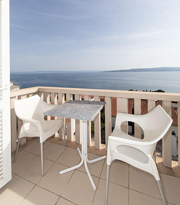 Vila Antonio, Brela - balcony with panoramic sea view