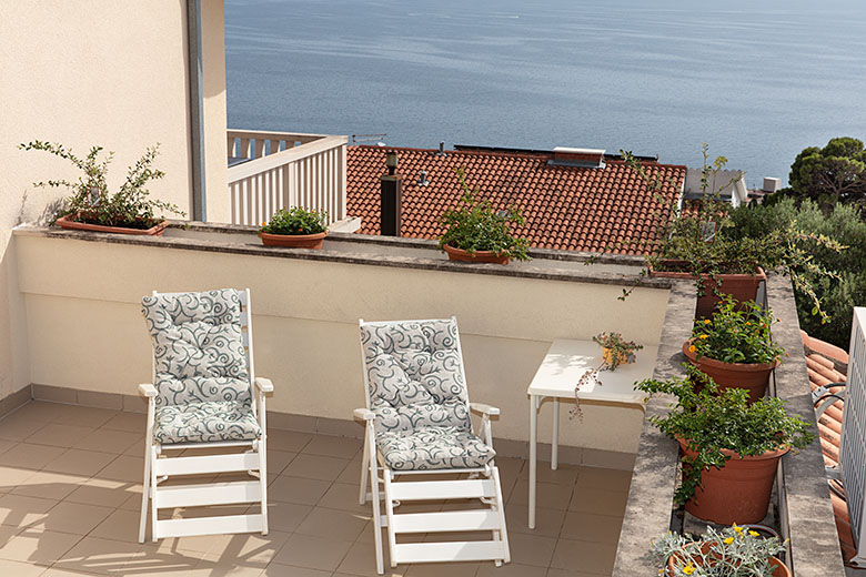 Vila Antonio, Brela - balcony with panoramic sea view