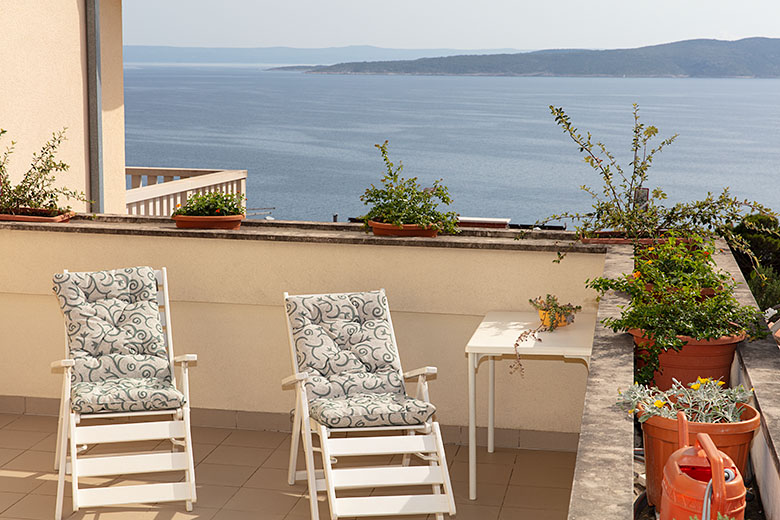 Vila Antonio, Brela - balcony with panoramic sea view