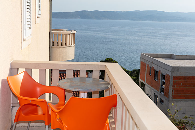 Vila Antonio, Brela - balcony with sea view