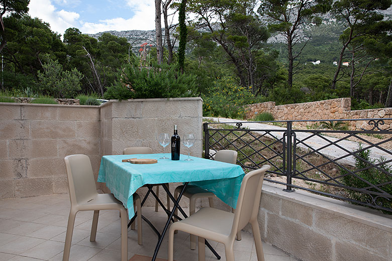 Apartment Romance, Brela - terrace