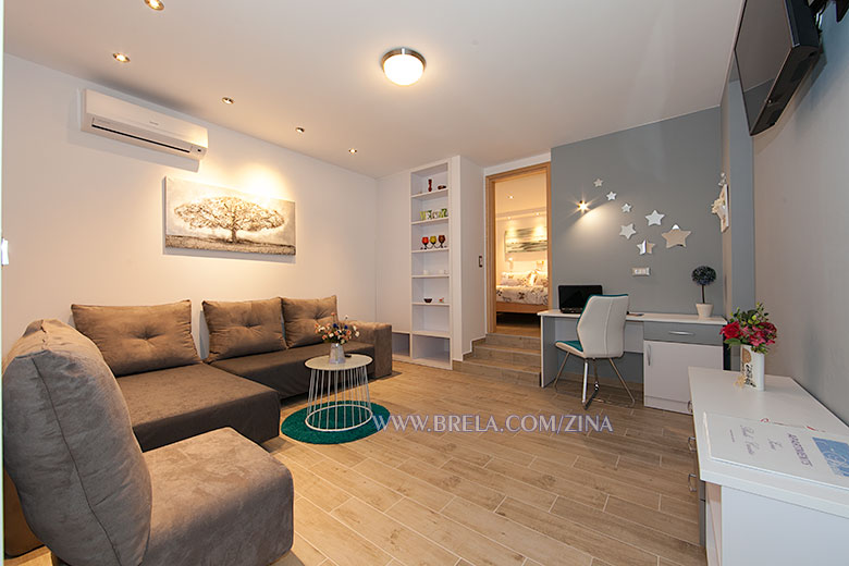 apartments Zina, Brela - living room